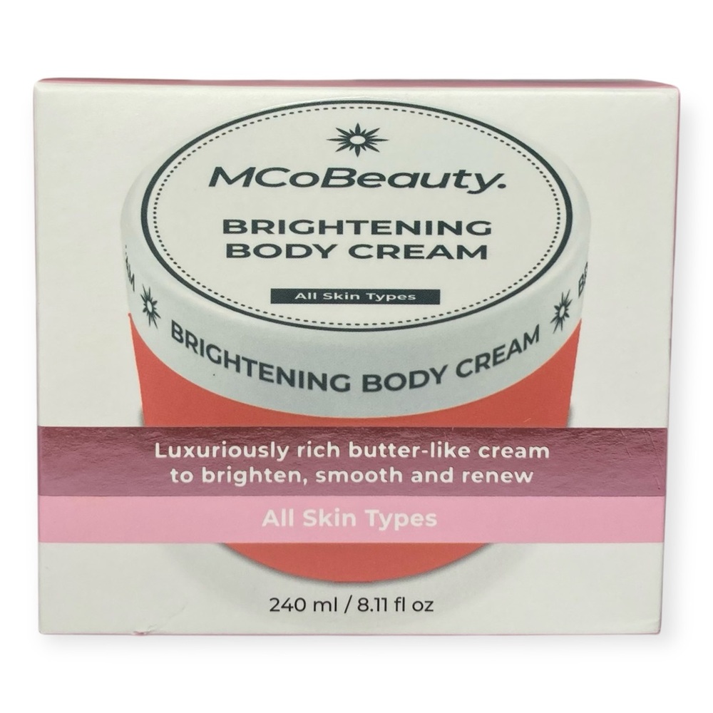 (1) MCoBeauty Brightening Body Cream All Skin Types 8.11 Fl Oz. (#2)